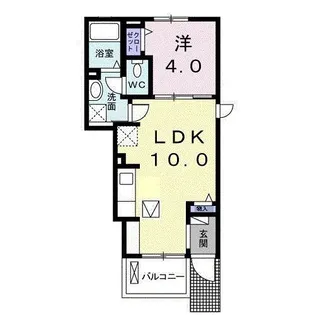 エクレレ【1階】の間取り