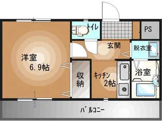 栃木県宇都宮市桜2【マンション】の間取り