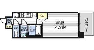 大阪府大阪市港区八幡屋1【マンション】の間取り