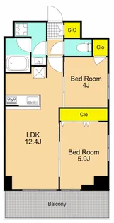 Iris南大井【6階】の間取り
