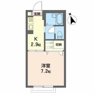 デラッセ・シャンブル【1階】の間取り