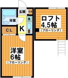 ウインヒル松原【2階】の間取り