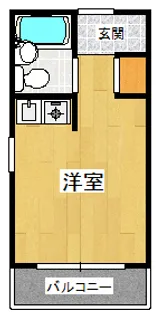 ダイドーメゾン苦楽園【4階】の間取り