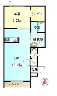 ヴィラ参番館【3階】の間取り