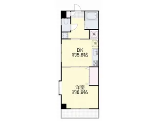 サンヨービル【3階】の間取り