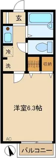 翠ハイツ【2階】の間取り