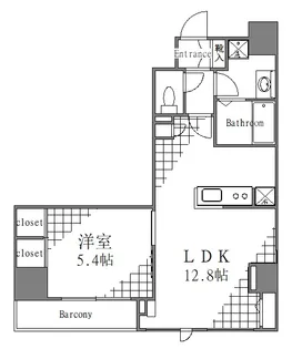 東京都台東区柳橋2【マンション】の間取り