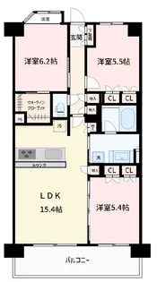 埼玉県さいたま市浦和区領家7【マンション】の間取り