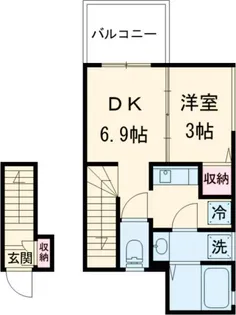 CS GARDEN久我山【2階】の間取り