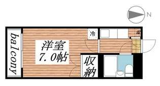 ドーム吉祥寺【1階】の間取り