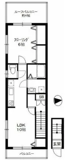 東京都豊島区上池袋3【アパート】の間取り
