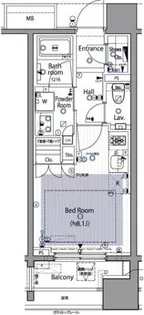 イニシアイオ西麻布【2階】の間取り