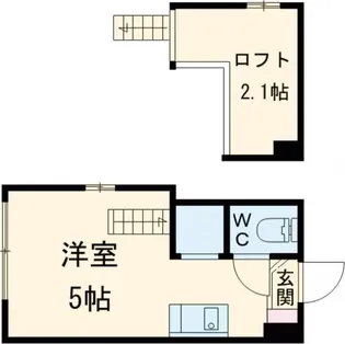 Walea明大前【1階】の間取り
