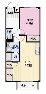 パルティーベヒルズ【2階】の間取り