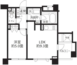 クリオ渋谷ラ・モード【5階】の間取り