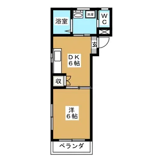 ブランシェ相模原【2階】の間取り