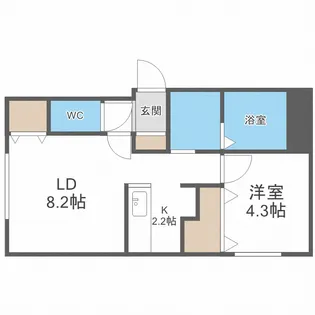 Parente N18【1階】の間取り