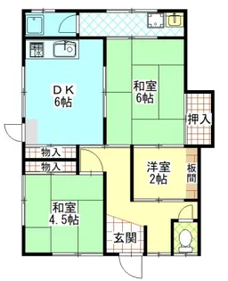 愛媛県今治市東門町2【一戸建】の間取り