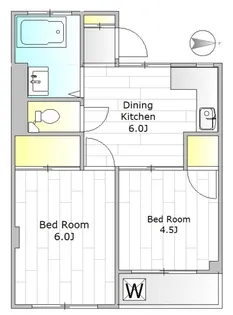 コーポキタムラ【3階】の間取り