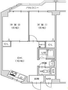 第6柴田ビル【4階】の間取り