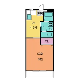 パインコーポ弐番館【3階】の間取り