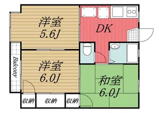 千葉県千葉市緑区古市場町【アパート】の間取り
