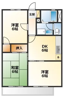 ポートアベニュー【2階】の間取り