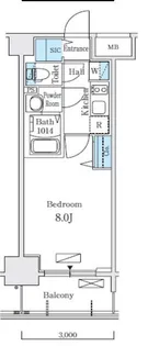 L&Cレジデンス鶴舞公園【8階】の間取り