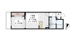 ルミエール B棟【2階】の間取り