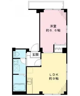 東京都世田谷区羽根木1【マンション】の間取り