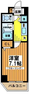 東京都渋谷区幡ヶ谷2【マンション】の間取り