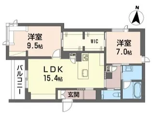 カーサレジオ【2階】の間取り