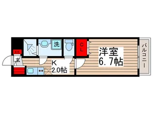 フォセット高砂【3階】の間取り