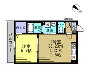 RIZE春日部【3階】の間取り