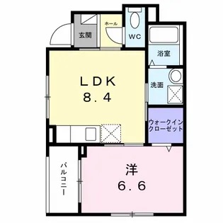 moderno(モデルノ)【2階】の間取り