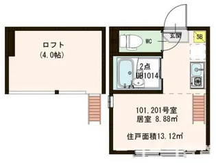 Stage 赤羽西【1階】の間取り