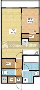 ヴィオラ矢上【4階】の間取り