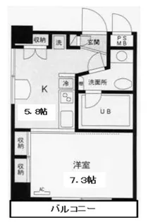 KS DIO【5階】の間取り