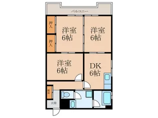 BULK BLESS【3階】の間取り
