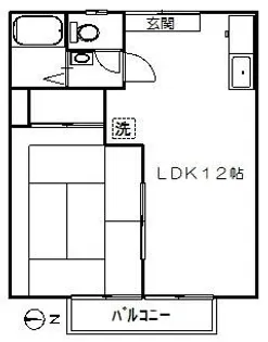 フラワーホール【1階】の間取り