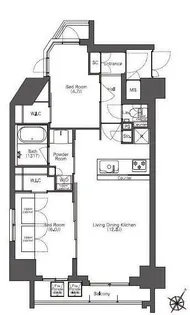 コンフォリア滝野川【7階】の間取り