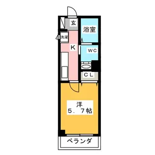 アガペ湘南【2階】の間取り