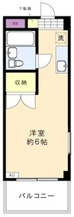プチモンド子安【2階】の間取り
