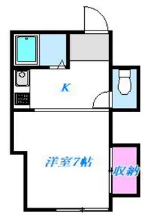 コスタ船橋日大前【2階】の間取り