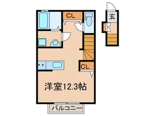 ジュエルコート白糸台【2階】の間取り
