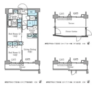 NIIYA平和台【1階】の間取り
