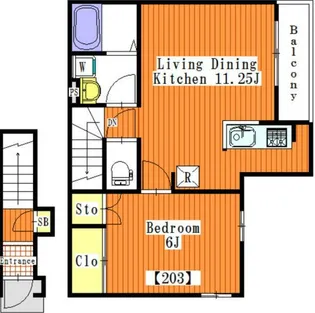 ボヌールプラン【2階】の間取り