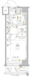 レアライズ武蔵小杉【3階】の間取り