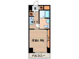 テック札幌【8階】の間取り