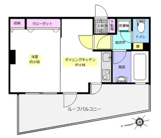 ライオンズマンション浅草寿町【8階】の間取り